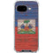 Haiti Flag Dark Wood Google Pixel 9a Clear Case